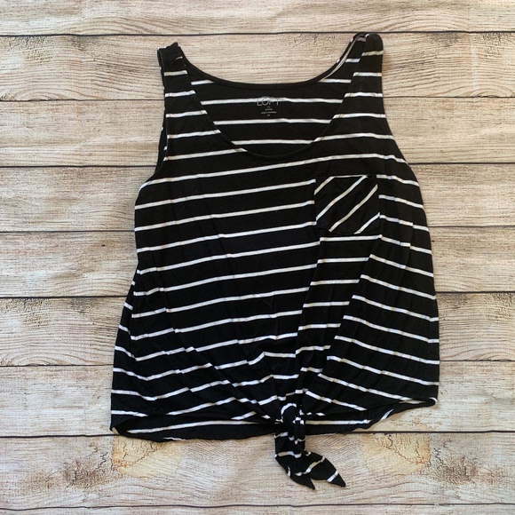 LOFT Tops - Ann Taylor LOFT Petite Tie Top Size PS A96